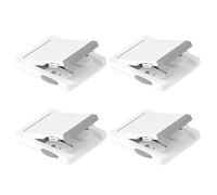 Patio Door Lock Stopper - 4 pièces Sliding Glass Locks, Adhesive Strong Safety Locks | Child Pet Security Lock For Easy Installation Home Hotel Apartment Sliding Door Protection System