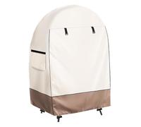 Patio Hanging Egg Chair Cover - Waterproof Outdoor Single Seat Swing Egg Chair With Double Zipper,45 X 55 Inch 420D Windproof UV-Resistant Shield For Garden Lawn Deck Lounge Patio Courtyard