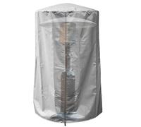 Patio Heater Cover, Water-Resistant Outdoor Shield with Side Zipper, 420D Oxford Fabric Protector for Tabletop Heating Units, Ideal for Wall Deck Garden or Backyard Use at Home, Gray