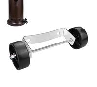 Patio Heater with Wheels Support de Remplacement en Acier Inoxydable | Roues de Remplacement pour Chauffage Patio Pour Jardin Extérieur, Terrasse, Pelouse, , Balcon
