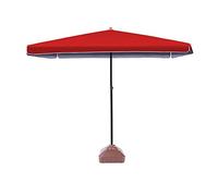 Patio Umbrella Outdoor, Garden Umbrella,Market Umbrella,Table Umbrella,with 30L Water Injection Base,Beach Umbrellas,UV Protection,Waterproof,Sun Protection,Adjustable Height,Red