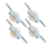 Patio Umbrella Pulley, Parasol Rope Bracket, Smooth Sliding Mechanism, Heavy Load Support, Umbrella Replacement Parts for Outdoor, Backyard, Garden, Home, Courtyard, 4 Pieces, Soft Color