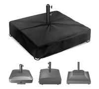 Patio Umbrella Stand Base Cover, Windproof Umbrella Stand Protector Cloth Bag - Effortless Assembly Waterproof Anti-UV Parasol Supplies For Backyard Pool Deck Garden Outdoor