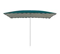Patio Umbrella Windproof Rectangle Sun Shade Umbrella, Commercial Market Blackout Umbrella with 4 Steel Ribs, UV Blocking Waterproof Gazebo Shops Garden Umbrella