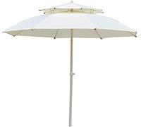 Patio Umbrellas Deluxe Double Top Patio Umbrella, Outdoor Market Umbrella, Sunshade Umbrella, Garden Umbrella, Beach Umbrella