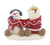 PATISDECOR Décor Comestible Père Noël/Bonhomme de Neige Écharpe 30 g 1 Unité