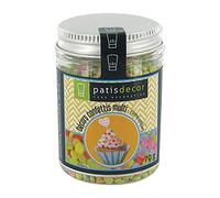 PATISDECOR Décors Mini Sucre Confettis Multicolores 70 g