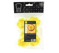PATISDECOR Grandes Roses en Azyme Jaune 6 Pièces