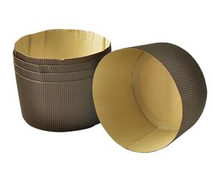 patisse, 01856, 5 Caissettes à Panettone, Ø 16 Cm x H 10,8 Cm, Papier, Marron