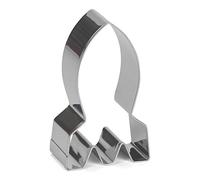 Patisse 01959 Emporte-pièce en Forme de fusée en Acier Inoxydable, Argent, 7.0 x 7.0 x 7.0 cm