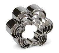 Patisse 02011 Emporte-pièce rond / trèfle (3 pièces) , Argent