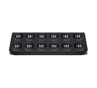 patisse 02848 Moule à 12 Madeleines Antiadhésif Classique Noir 40 x 19 cm, 15.75"