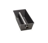 patisse 02916 - Moule cake à insert, moule gâteau rectangulaire avec insert inox - Profi - Acier revêtu, gris anthracite - 25x11x7cm, N/C