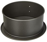 patisse 02961 - Moule à Gâteaux rond - Moule brioche - Moule à Panettone - avec charnière bord haut Profi, noir, Ø18cm, Noire