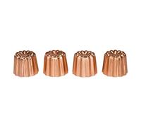 Patisse 04010 4010 Basic Lot de 4 moules à bougies en aluminium Multicolore 4,5 cm