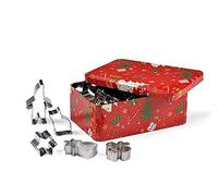 PATISSE - Boîte métal 25 emporte-pièces - sapins - inox