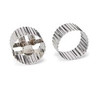 patisse, 13723, Lot de 2 Découpoirs Petits Smiley, Inox, Ø 4 Cm, Argent