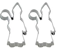 patisse, 13750, Découpoir Saint-Nicolas, 7 x 3,5 x 2,5 Cm, Inox, Argent (Lot de 2)