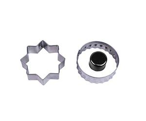 patisse 13902 Emporte-Pièces en Forme Etoile/Rond Inox 5 x 1,5 cm 3 Pièces