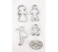 patisse 13963 Lot de 5 DECOUPOIRS alsacie, Argent