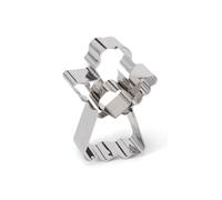 patisse, 13996, Découpoir Ange avec Cœur, 7 x 5 x 2,5 Cm, Inox