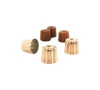 patisse 719197 lot de 3 cannelés bordelais cuivre 17,5 x 6 x 6 cm