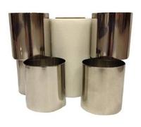 patisse 72092 kit de 6 cercles en inox + rouleau de papier sulfurisé argent 5,5 cm Argent G