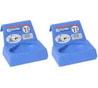 patisse 883 Cal Huîtres, Ouvre Huîtres de Sécurité Elastomère Bleu 11,5 x 7 x 3 cm (Lot de 2)
