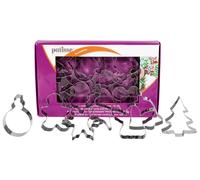 PATISSE Set de 18 emporte-pièces de Noël en acier inoxydable