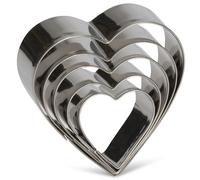 PATISSE Lot de 5 Découpoirs / Emportes-pièce Cur