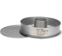 Patisse moule a cake avec fixation cheminée avec fond supplémentaire 26cm Silver-top P03646