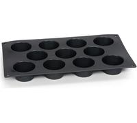 patisse 19200 moule à mini muffins 11 cavités platine noir paillette 30 x 17,5 cm