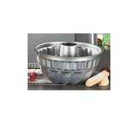 patisse 03642, Moule à Kouglof, Moule Kougelhopf alsacien, Moule à gâteaux et brioche, Acier revêtu, Anti-adhésif Silver Top, Ø 22cm, Gris argenté