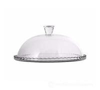 Pasabahce – Plat à tarte avec cloche Arredo 64584 – Verre transparent Ø 32 cm