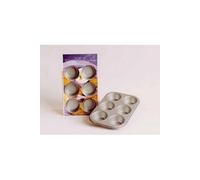 Patisse plaque a muffins 6 cavites a/adhes.