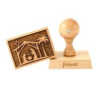 PATISSE - Tampon à biscuits rectangle - motif Nativité