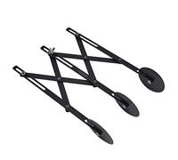 -pâtisserie à 3 roues en acier inoxydable Diviseur de pâte réglable Outil de cuisson de pizza multifonctionnel pour les boulangers professionnels à domicile Acier inoxydable 8 x (Antiadhésif noir)