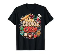 Pâtisserie de Noël : Cookie Crew Baker Christmas T-Shirt Graphique avec Valeur