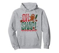 Pâtisserie de Noël rétro en Pain d'épice Oh Snap Sweat à Capuche