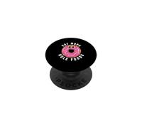 Pâtisserie Donut Amoureux Donut Amusant Mangez Plus de Trous Aliments PopSockets PopGrip Adhésif