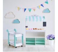 Pâtisserie pour enfant,Teamson Kids, turquoise/blanc, 88 X 46 X 98