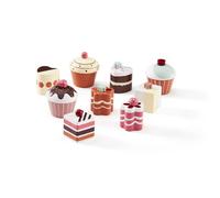 Gâteaux en bois Bistro (9 pièces)