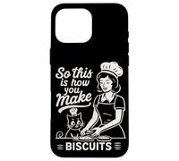 Pâtissier spécialisé dans la Fabrication de Biscuits, Voici Comment Faire des Biscuits pour Les Amoureux des Chats Coque pour iPhone 16 Pro Max