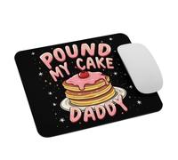Pâtissiers Drôles Pique Mon Gâteau Papa Tapis De Souris Lavable Mouse Pad Durable Mousepad pour Travail Jeu Bureau 25X30Cm