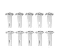PATKAW 10 Inserts Filetés en Fer Argenté Facile à Utiliser Support Renforcé Pack de 10 Pièces pour Roulettes de Meubles pour Accessoires D'inserts D'écrou