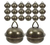 PATKAW 100 Petites clochettes de Noël en Fer forgé au Style rétro,