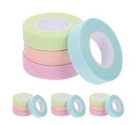PATKAW 16 Pièces Outil D'assistance Facile à Retirer pour Cils Bande Adhésive Perforée Verte en Tissu Non Tissé, Respirante et Fine pour Routines Beauté Quotidiennes et Salons