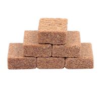 PATKAW 50 Pièces Bloc de Combustion Extérieur pour Camping, Marron Léger | Fibre de Bois et Agent D’allumage, Facile à Utiliser, Portable, Matériel de Camping, Feu de Camp