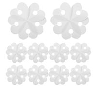 PATKAW 50 Pièces Marqueurs de Verres à Boire en Papier Blanc de Cœur pour Identification Claire des Boissons Lors de Dîners Romantiques ou Fêtes Saint-valentin