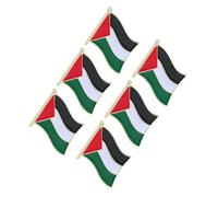 PATKAW 6 Pièces Épingles Drapeau Palestine en Alliage Métal, Pins de Revers Uniques et Bien Fabriqués pour Vêtements et Ensemble, Décoration Stylée pour Tout Usage
